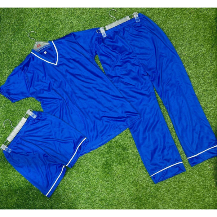 3 Pcs Nighty Set for Women – Polyester Silk - Image 6