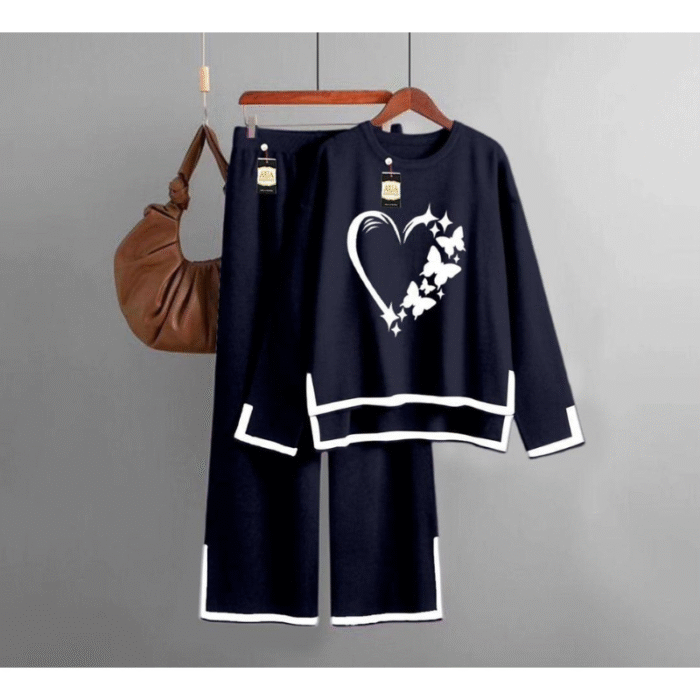Comfortable Printed Fleece Night Suit - Image 1