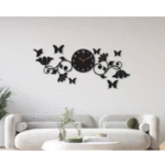 Butterfly Analogue Wall Clock - Image 3