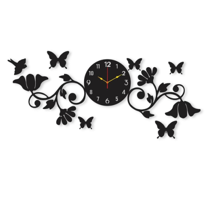 Butterfly Analogue Wall Clock - Image 2