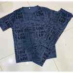 Stylish Printed Cotton Jersey Night Suit - Image 2