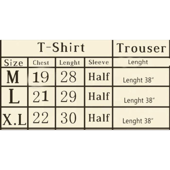 2 Pcs Women’s Stitched Printed Night Suit - Image 2