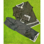 2 Pcs Women’s Stitched Plain Cotton Jersey Night Suit - Image 2