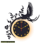 Beautiful Eagle Laminated Wall Clock With Backlight - Image 2