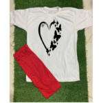 Comfortable Printed Jersey Night Suit Set – 2 Pcs - Image 2