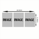 Set of 3 Islamic Wall Frames – Khana Kaba , Masjid e Nabwi & Al Aqsa - Image 2
