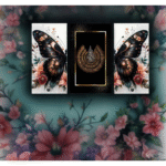 Set Of 3 Ayat Ul Kursi & Butterfly Wall Art Wooden Frames – Sticky Photo Tiles - Image 3