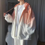 Men’s Premium Tie-Dye Hooded Cardigan Jacket - Image 2