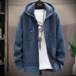 Men’s Ultra-Warm Fleece-Lined Knitted Jacket - Image 5