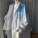 Men’s Premium Tie-Dye Hooded Cardigan Jacket