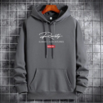 Men’s "Reality" Minimalist Printed Hoodie