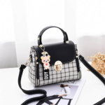 New Korean Style Striped Mini Crossbody & Handbag - Image 2